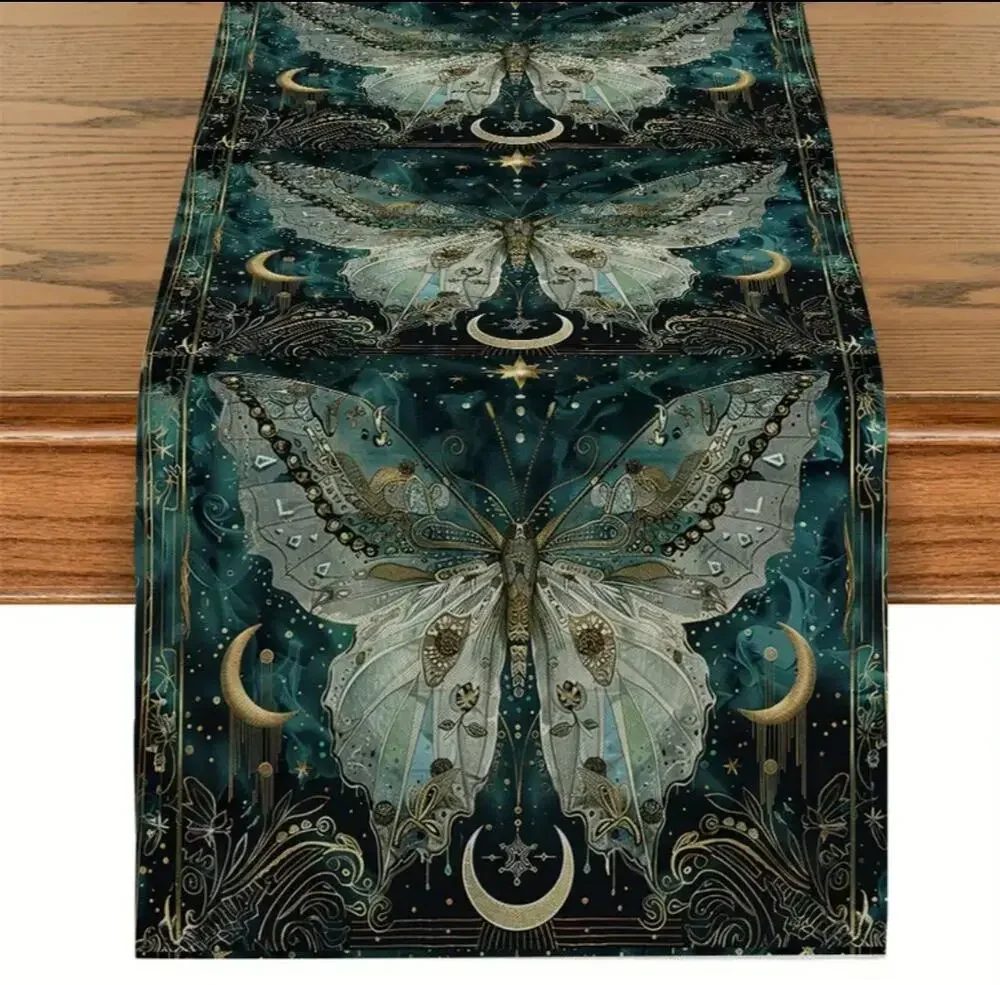 Celestial Moth Table Runner 13